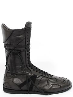 【25AW】パルネ ボクシング ハイカット スニーカー / PALNE BOXING HIGH CUT SNEAKER / ブラック