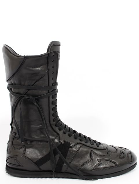 【25AW】パルネ ボクシング ハイカット スニーカー / PALNE BOXING HIGH CUT SNEAKER / ブラック