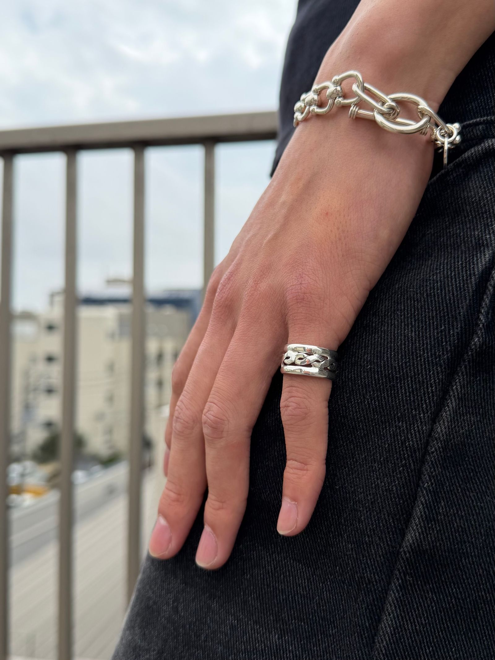 スクロール リング / SCROLL RING / シルバー