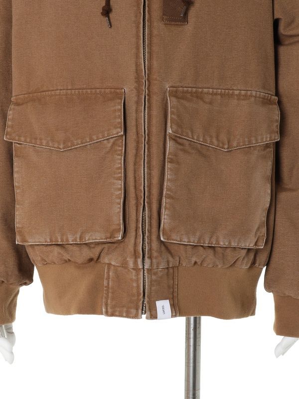 【26AW】 ダック フーディー ジャケット / DUCK HOODIE JACKET / ブラウン