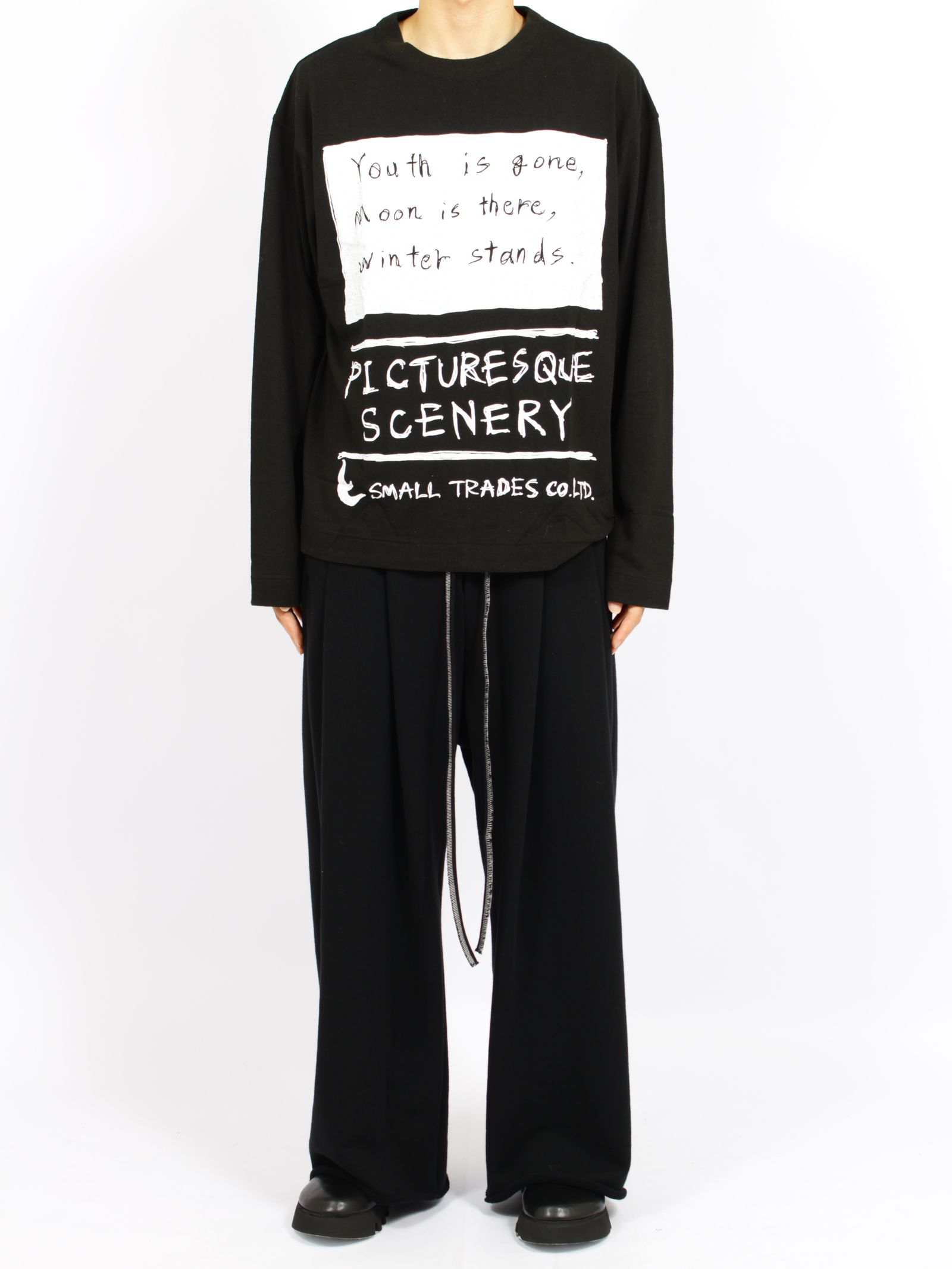 【26AW】ステイトメント イン ディセンバー ロングスリーブ Tシャツ / STATEMENT IN DECEMBER(L/S TEE) / ブラック
