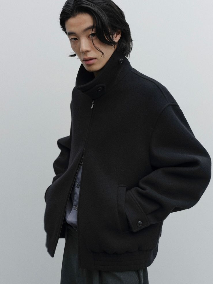 【26AW】ボリューム ブルゾン / VOLUME BLOUSON / ブラック