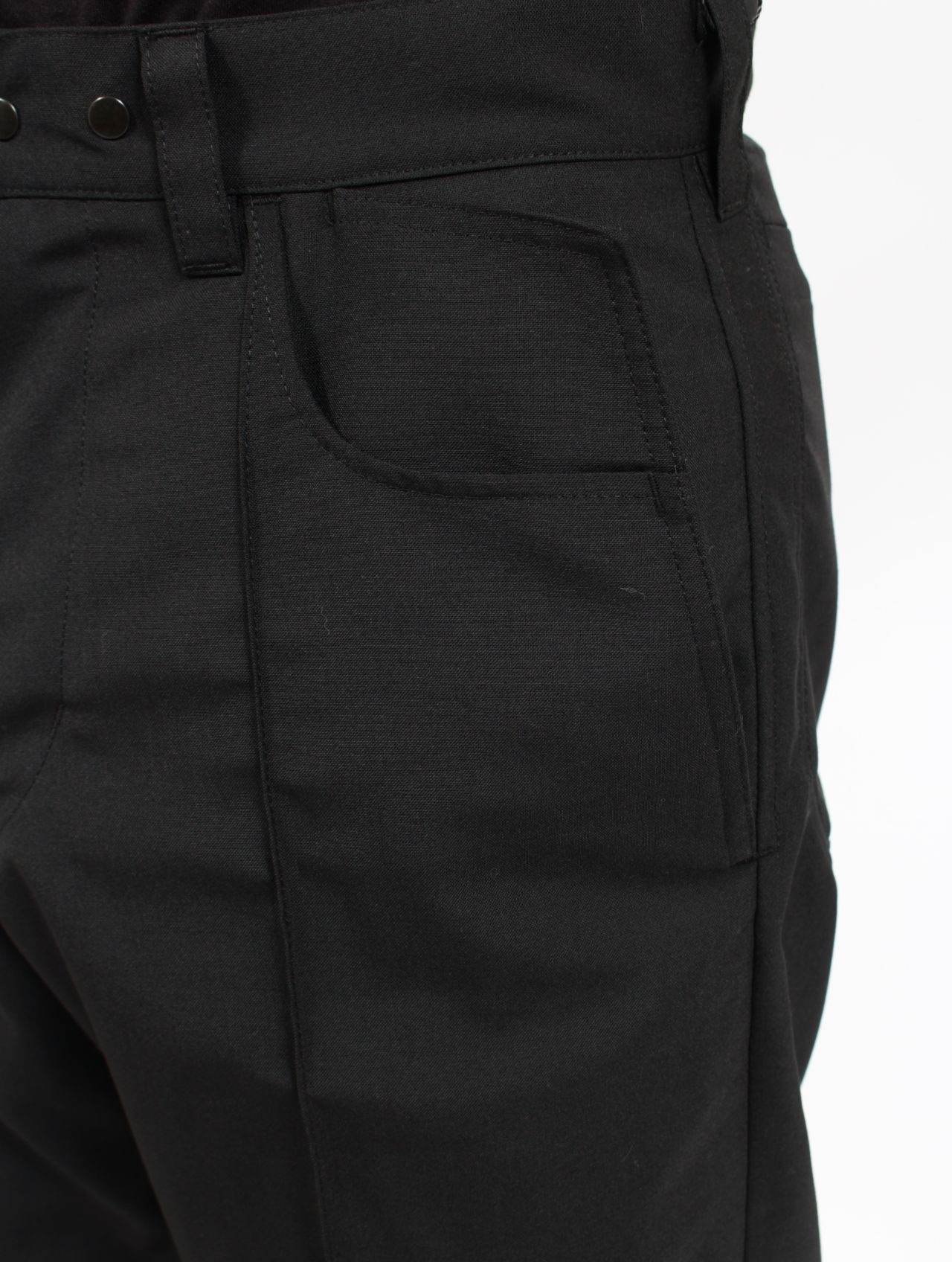 【26SS】ウール ストレート トラウザーズ スラックス / YTRS / ブラック