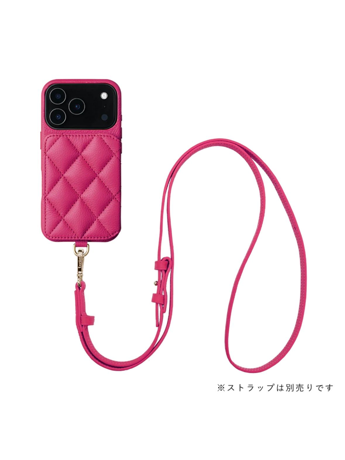 【iPhone 17 ProMax】グレース スマートフォンケース / GRACE / マゼンタピンク