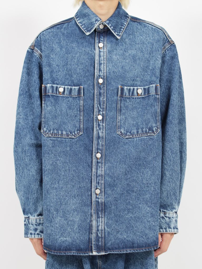 HED MAYNER - 【23AW】オーバーサイズ デニムシャツ / DENIM OVERSHIRT 