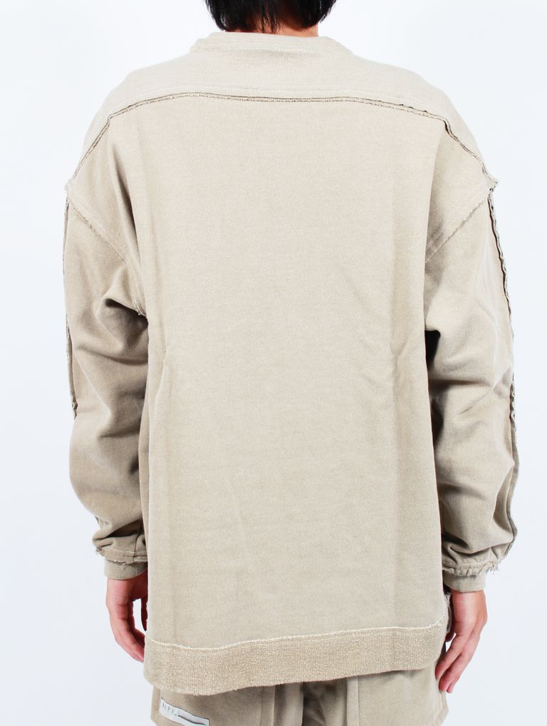 エンジロングスウェット NAPE_ - 【25AW】ピグメント ロングスリーブ スウェット プル