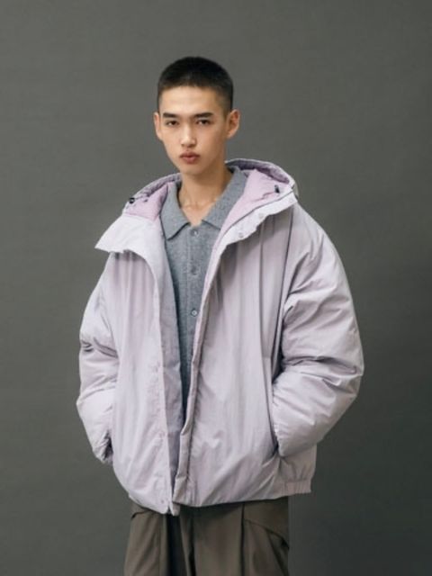 【25AW】スノーマン フーデッド ダウン ジャケット / SNOWMAN HOODED DOWN JACKET  / ライトパープル