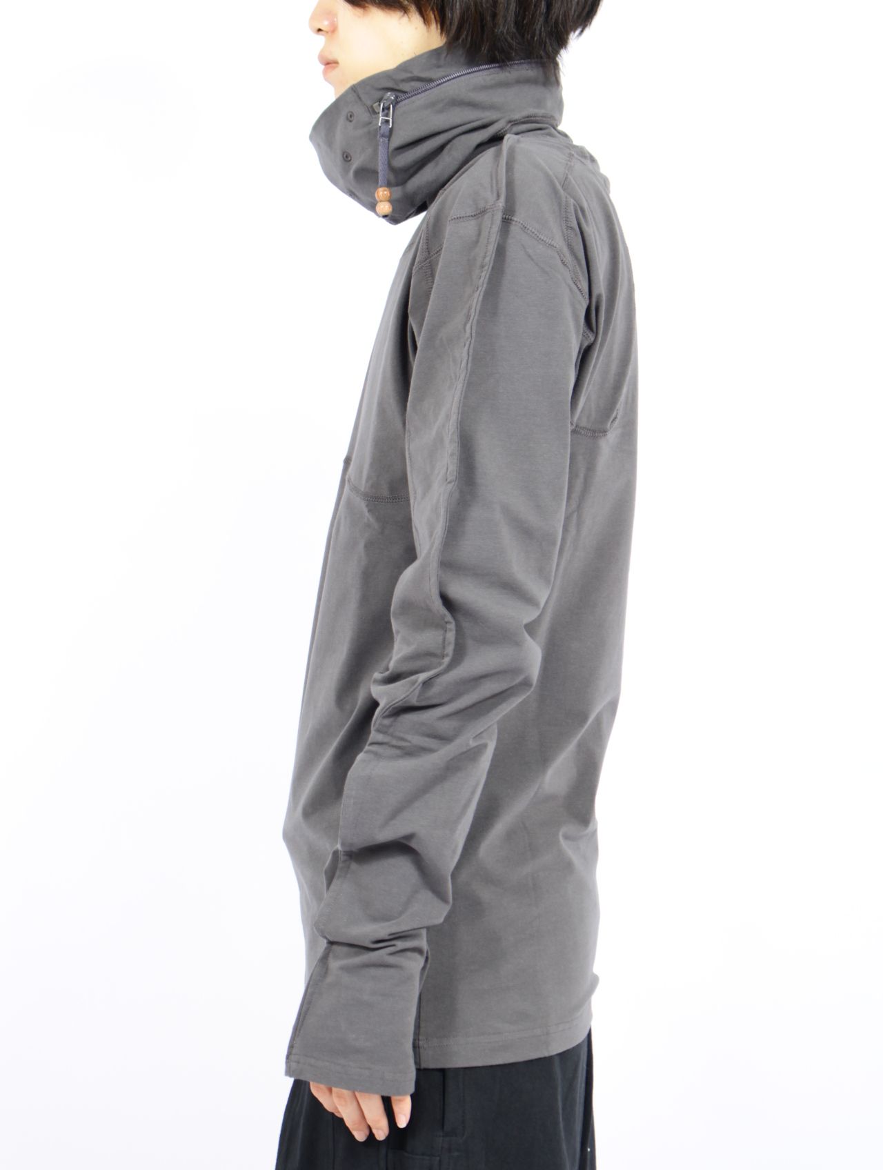 【25AW】サソウ トップス / SASOU TOP / チャコール