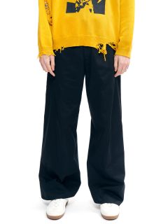 【25AW】ツイステッド ワーク パンツ / TWISTED WORK PANTS / ブラック