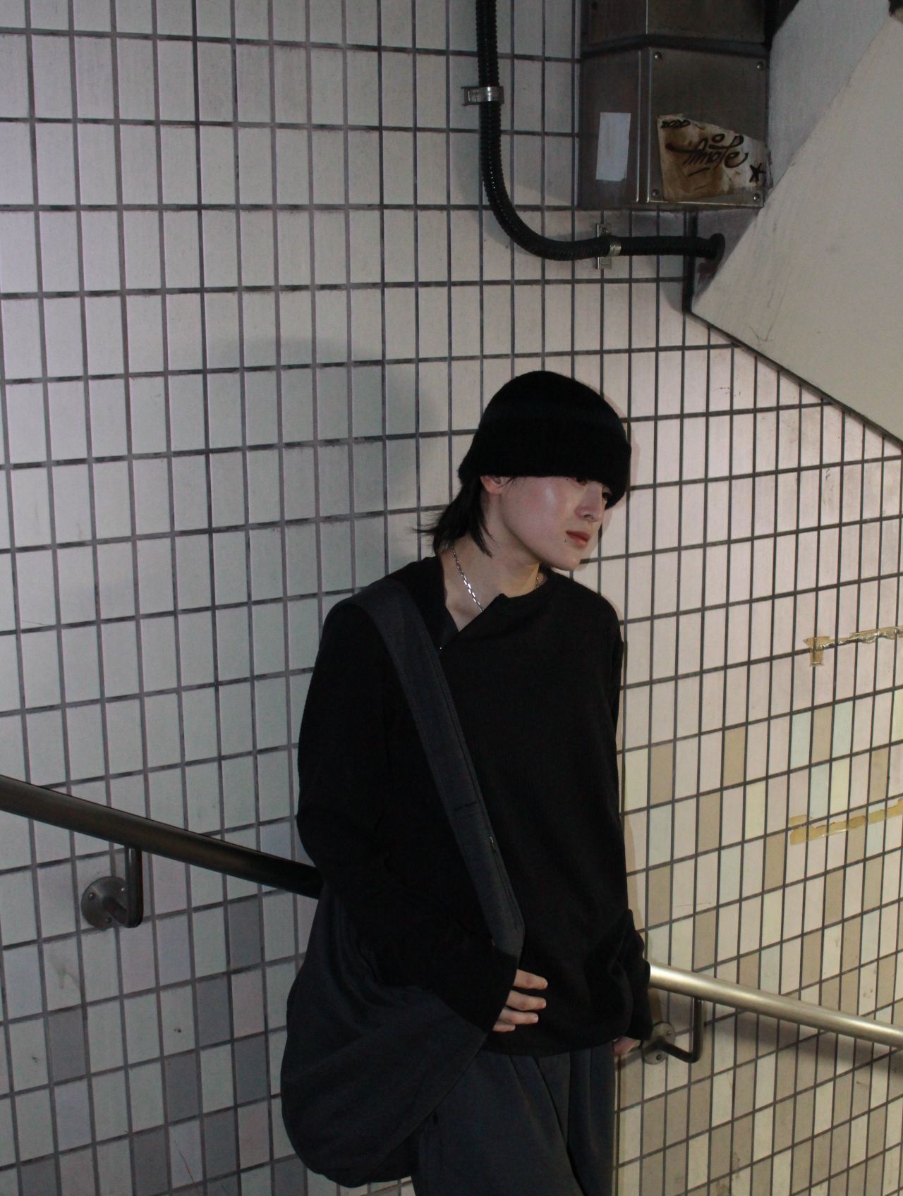 【25AW】モヘア ビーニー / MOHAIR BEANIE / ブラック