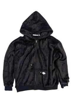【25AW】テディベア フーデッド スウェット パーカー / TEDDY BEAR HOODED SWEATER / ブラック