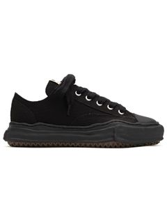 "ピーターソン" キャンバス ローカット スニーカー / PETERSON LOW OG SOLE CANVAS LOWCUT SNEAKER / ブラック x ブラック