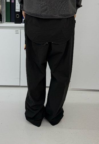 【26AW】ベーシックユニットパンツ /  SAN SAN X JIAN YE BASIC UNIT PANTS / ブラック