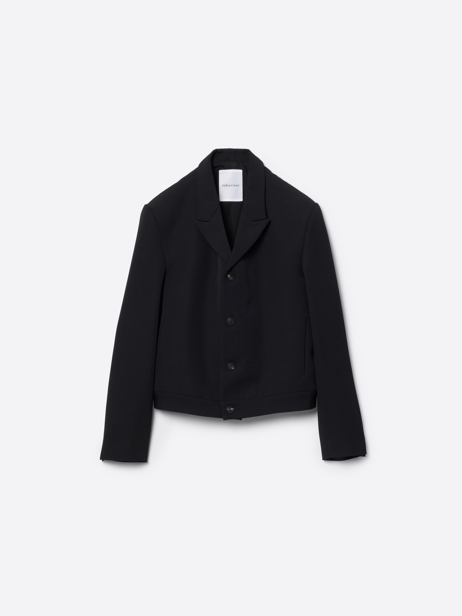 【26AW】ヘビー ウール スペンサー ジャケット / HEAVY WOOL SPENCER JACKET .16 / ブラック