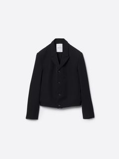 【26AW】ヘビー ウール スペンサー ジャケット / HEAVY WOOL SPENCER JACKET .16 / ブラック