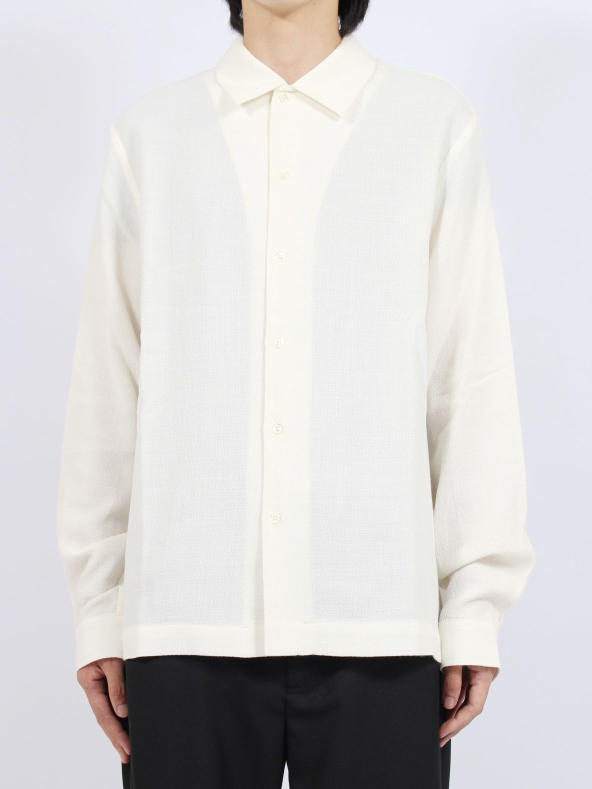 【25AW】定番 センス シャツ 長袖 / SENSE SHIRT / オフホワイト