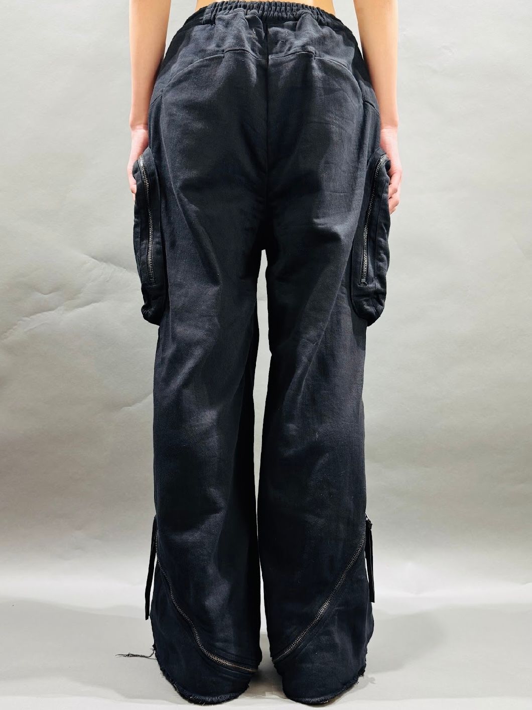 【25AW】パラシュート カーゴ トラウザーズ / PARACHUTE CARGO TROUSERS / ブラック