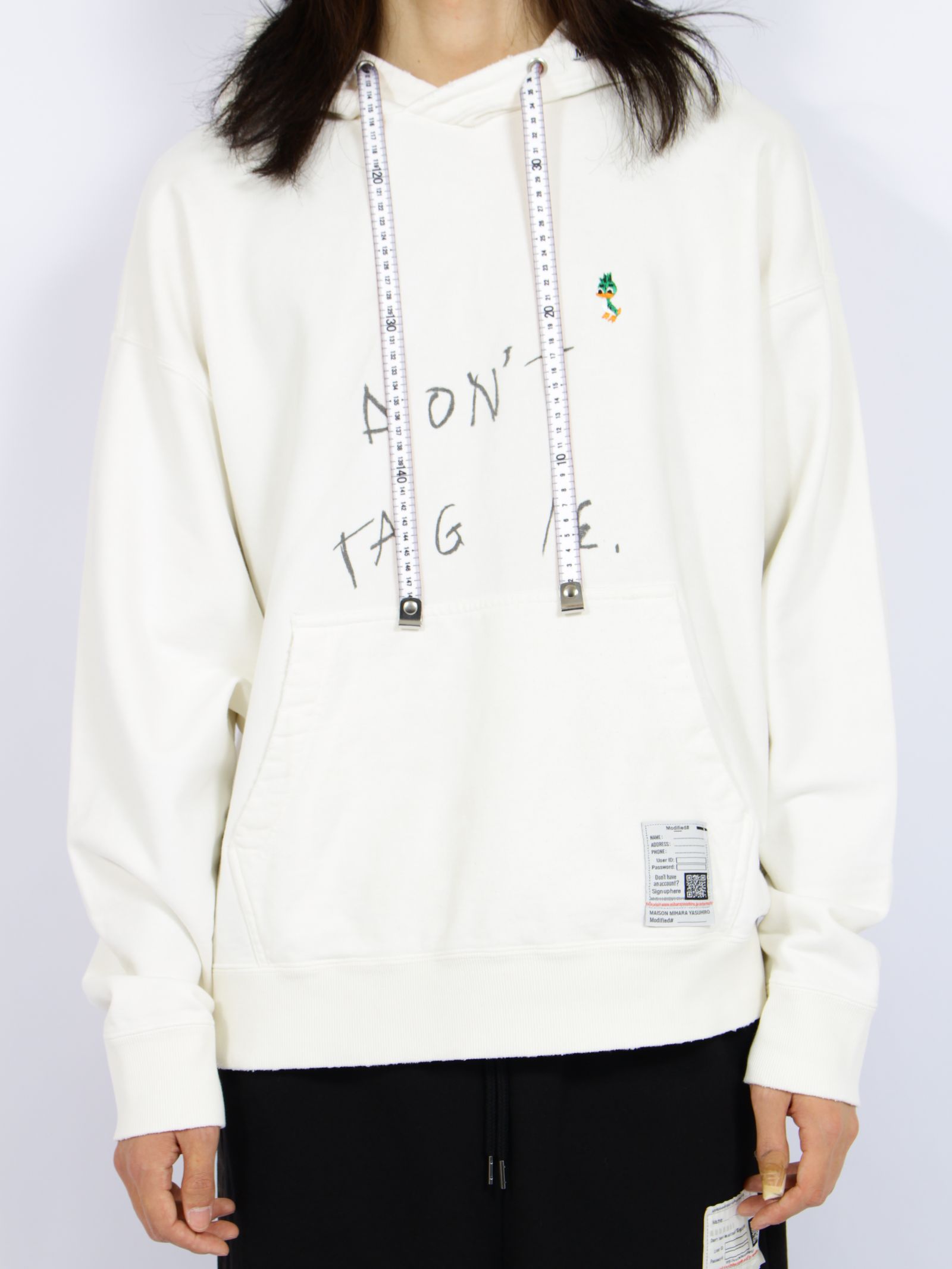【26AW】 ドント タグ ミー スウェット フーディー / DON'T TAG ME, SWEAT HD / ホワイト