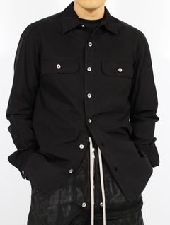 【25SS】アウターシャツ 長袖 / OUTERSHIRT / ブラック