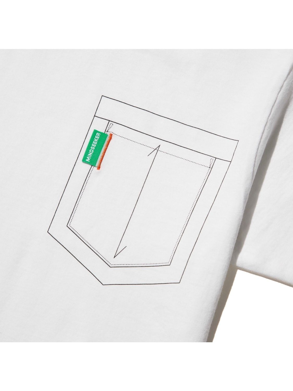 【ヘインズ コラボ】2パック Tシャツ / Hanes × MINDSEEKER 2P JAPAN FIT CREW NECK T-SHIRTS / ホワイト ・ ブラック