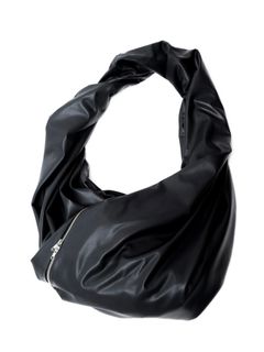 【25SS】ドレープド ショルダー バッグ / DRAPED SHOULDER BAG / ブラック