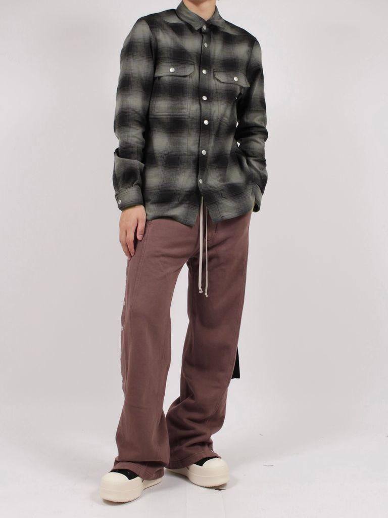 RICK OWENS DRKSHDW - 【23FW】オンブレチェック アウターシャツ 