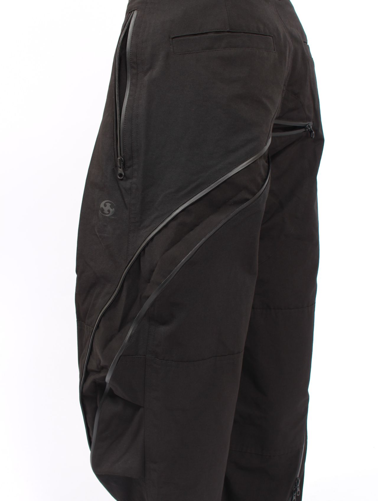 【25AW】アフィン カーブ パンツ / AFFINE CURVE PANTS / ブラック