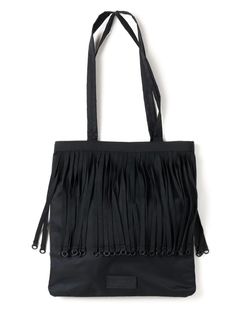 テープフリンジ バッグ / TAPE FRINGE BAG (SMALL) / ブラック