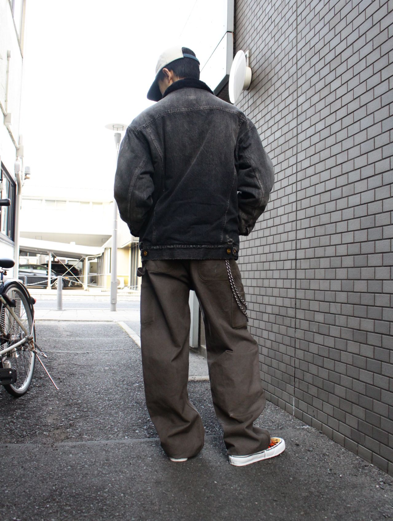 【25AW】ボア ライニング デニム ジャケット / BOA LINING DENIM JACKET / ブラック