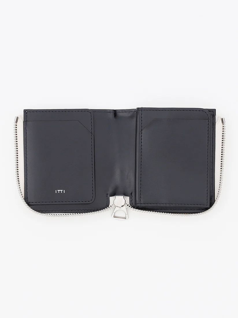 クリスティー ベリー コンパクト ウォレット ヒマラヤ クロコダイルレザー 財布 / CRISTY VERY COMPACT WLT.5 HIMALAYA / ホワイト×グレー