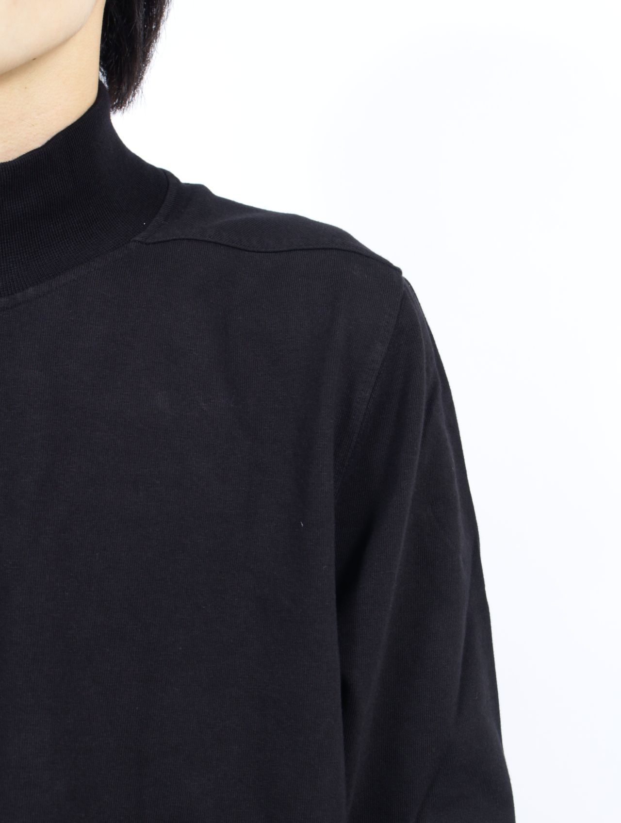 【25AW】ヘッドオン ダブルネック スウェット プルオーバー 長袖 カットソー / HEADON DBL SWEATER / ブラック