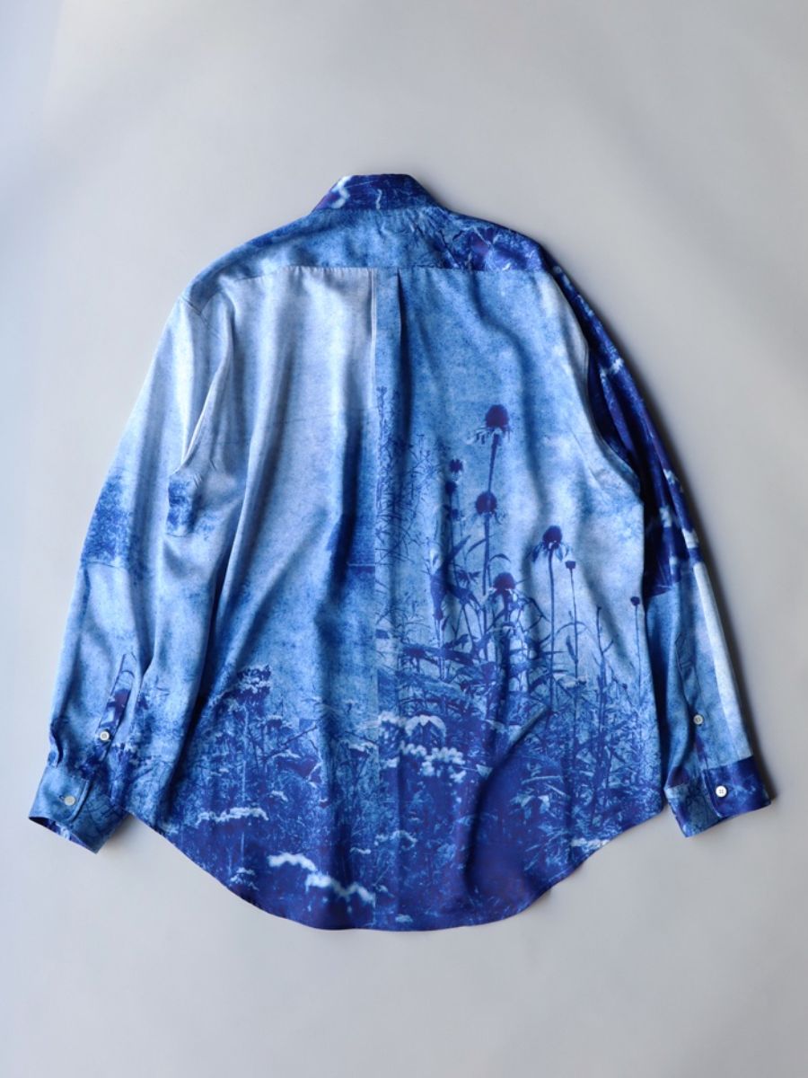 【26SS】ティム・バーバー フォトグラフ シャツ 長袖 / TIM BARBER PHOTOGRAPH SHIRT / ブルー