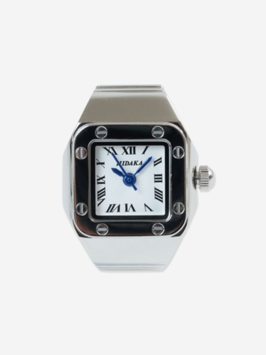 セイント リング ウォッチ 時計リング / SAINT RING WATCH / ホワイト×シルバー