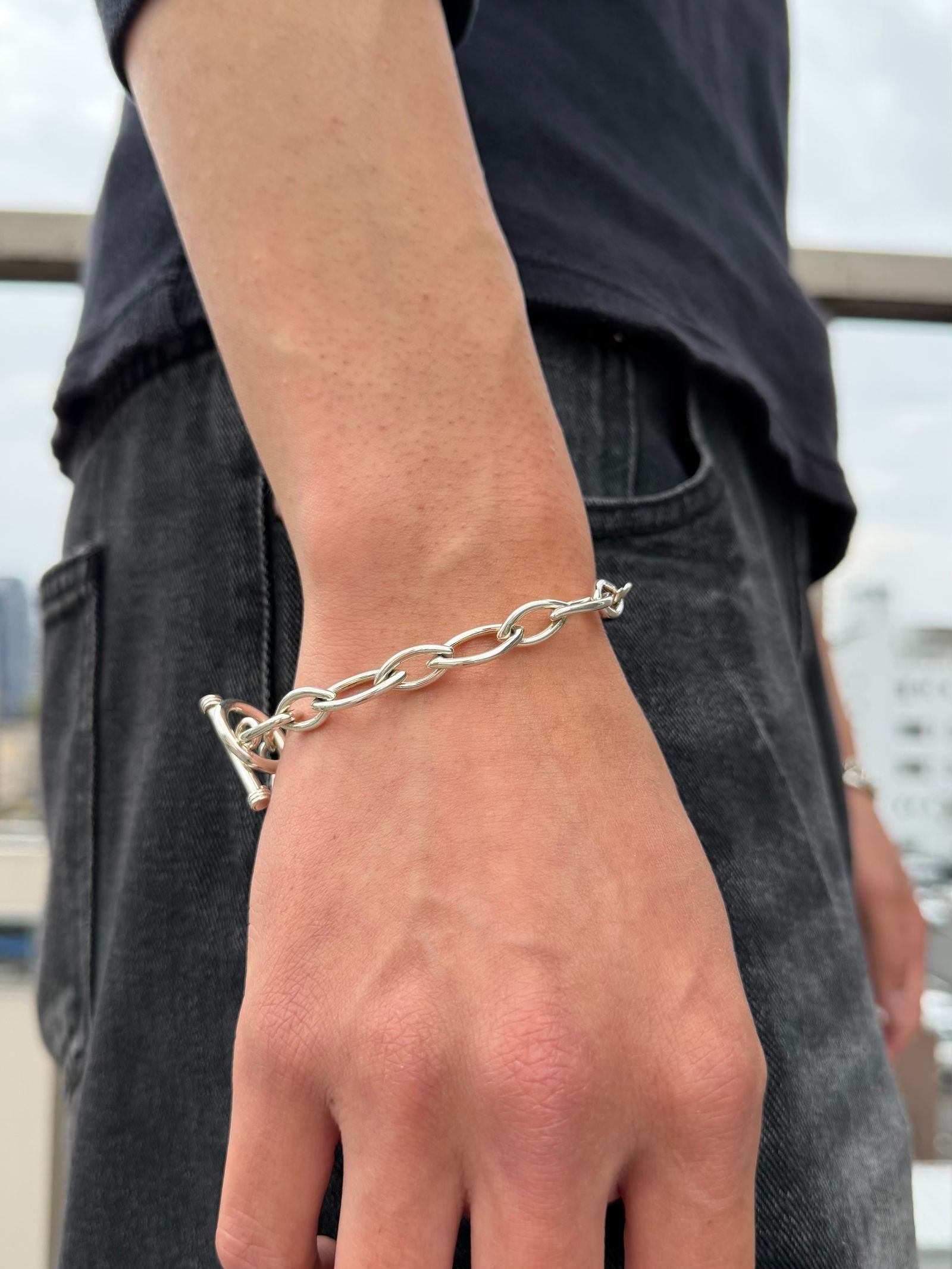 シャープ リンク ブレスレット / SHARP LINK BRACELET -7mm- / シルバー