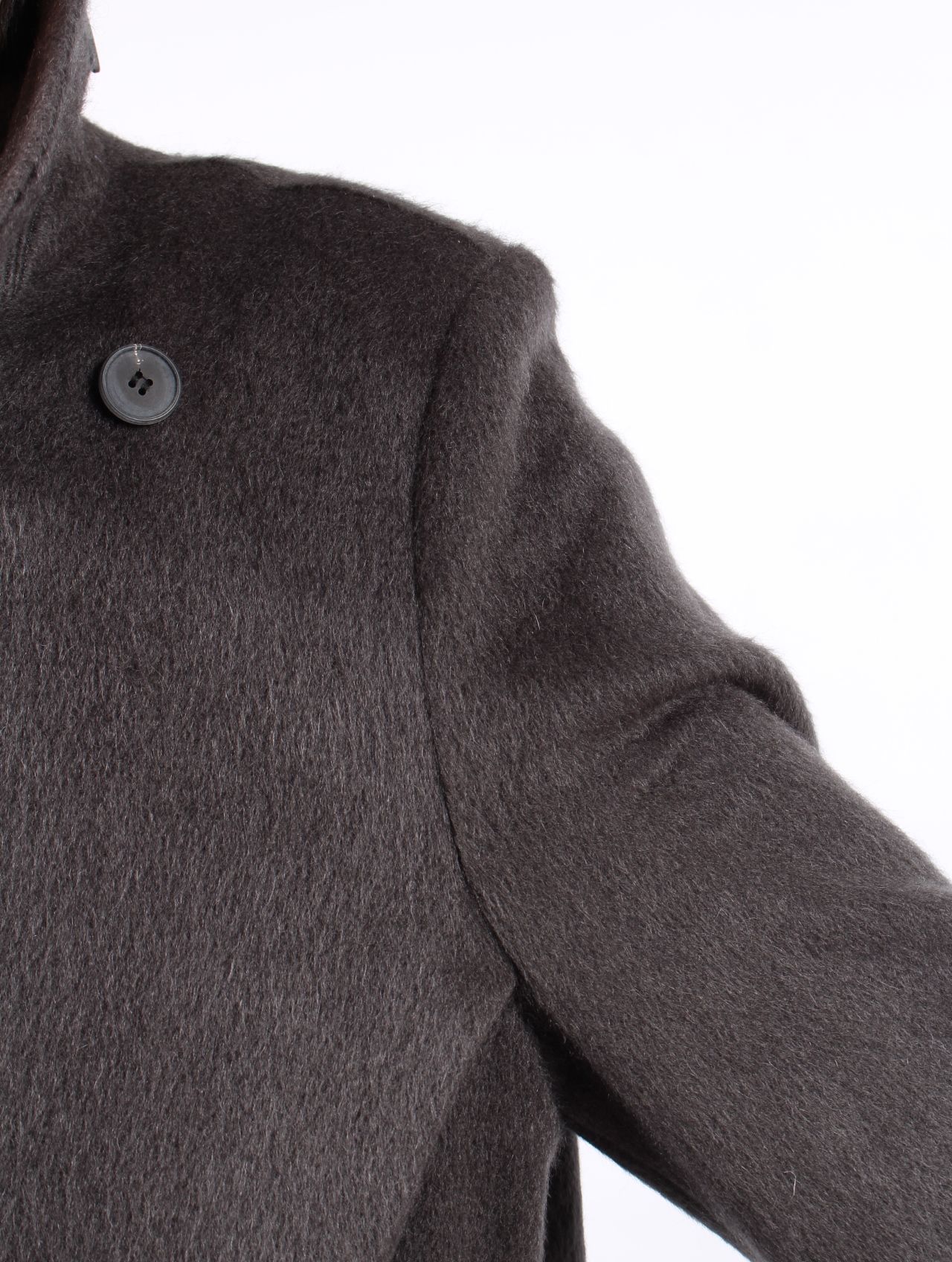 【25AW】 ダブル ブレステッド コート / DOUBLE BREASTED COAT / CHARCOAL(チャコール)
