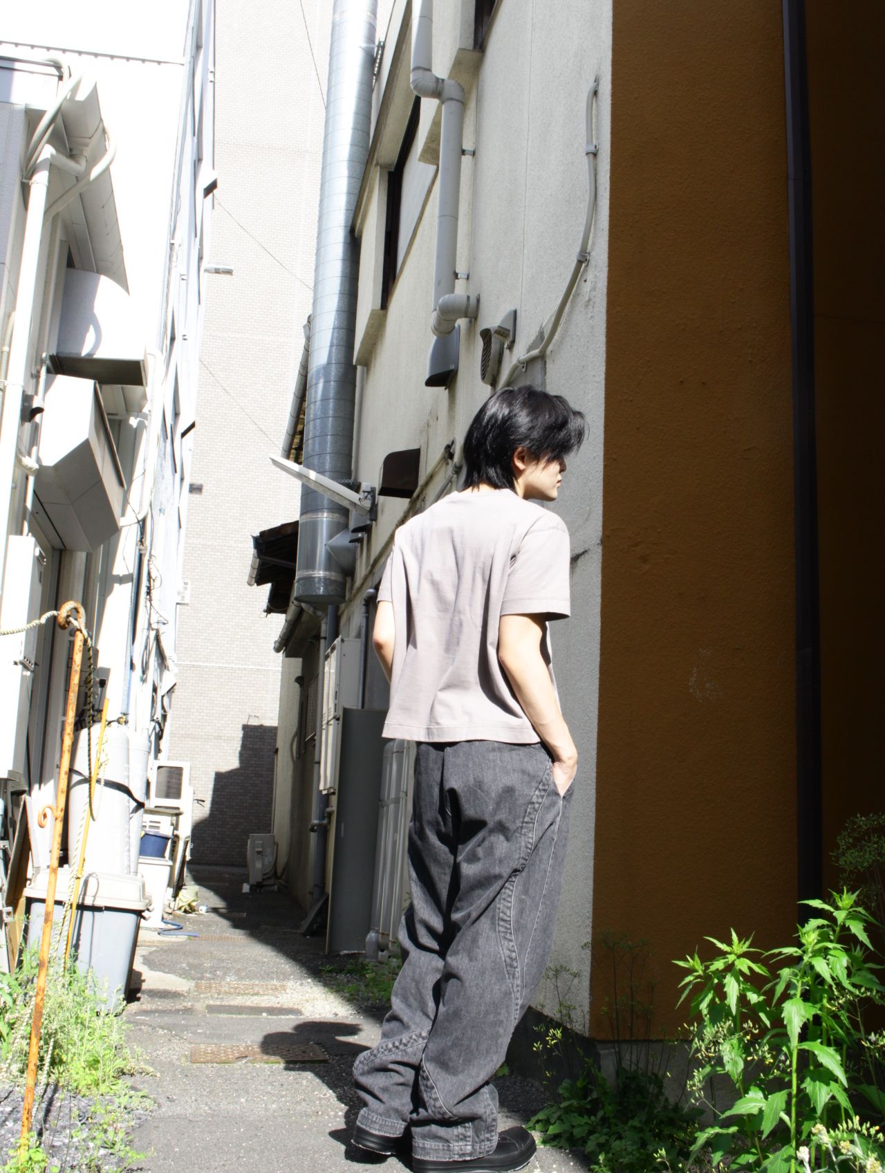 トップス 25SS JIAN YE CIRCLE TEE JIAN YE - 【25SS】サークル Tシャツ / CIRCLE T / グレー | STORY