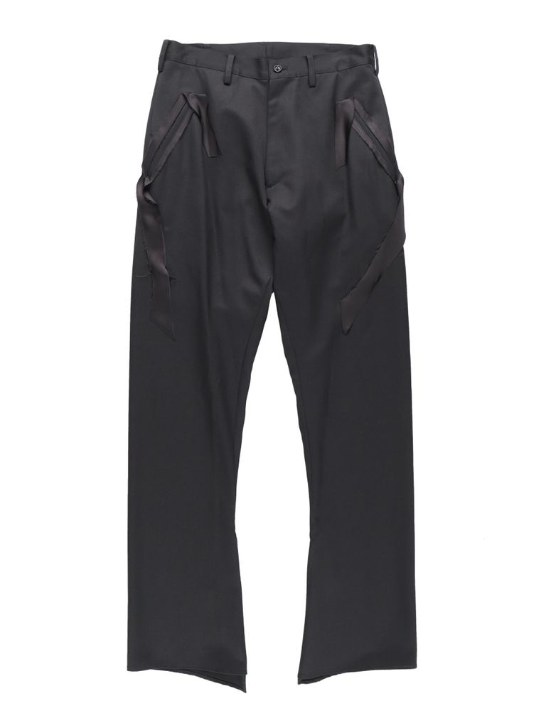 sulvam - 【23SS】スリット スリムスラックス / SLIT SLACKS 