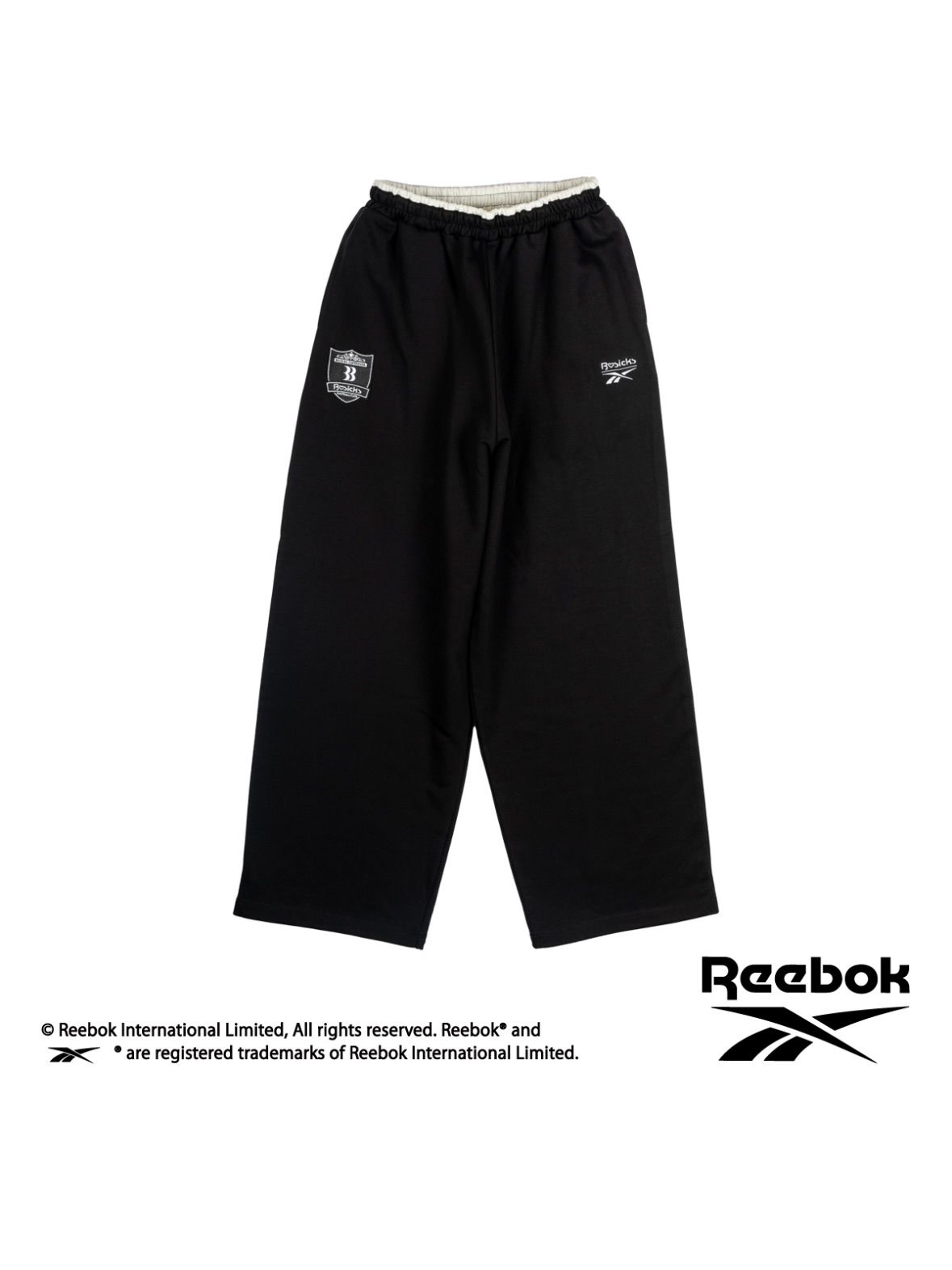 【25AW】リーボック コラボ ユニフォーム スウェット トラウザーズ / × REEBOK UNIFORM SWEAT TROUSERS / ブラック