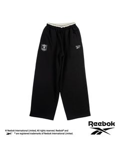 【25AW】リーボック コラボ ユニフォーム スウェット トラウザーズ / × REEBOK UNIFORM SWEAT TROUSERS / ブラック