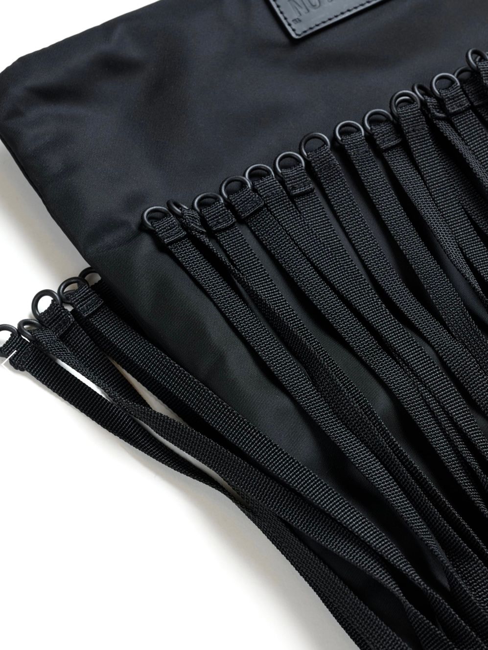 テープフリンジ バッグ / TAPE FRINGE BAG (SMALL) / ブラック