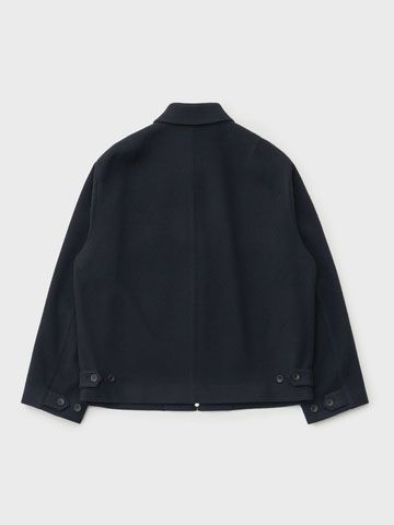 【25AW】ゼン モッサー ウール ブルゾン / ZEN MOSSER WOOL BLOUSON / ダークネイビー