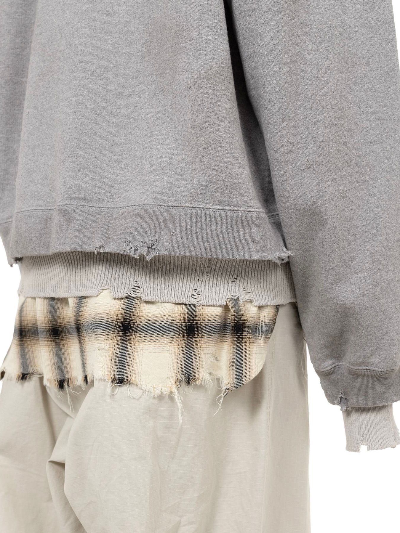 【25AW】トリプル レイヤード プルオーバー / TRIPLE LAYERD PULLOVER / グレー