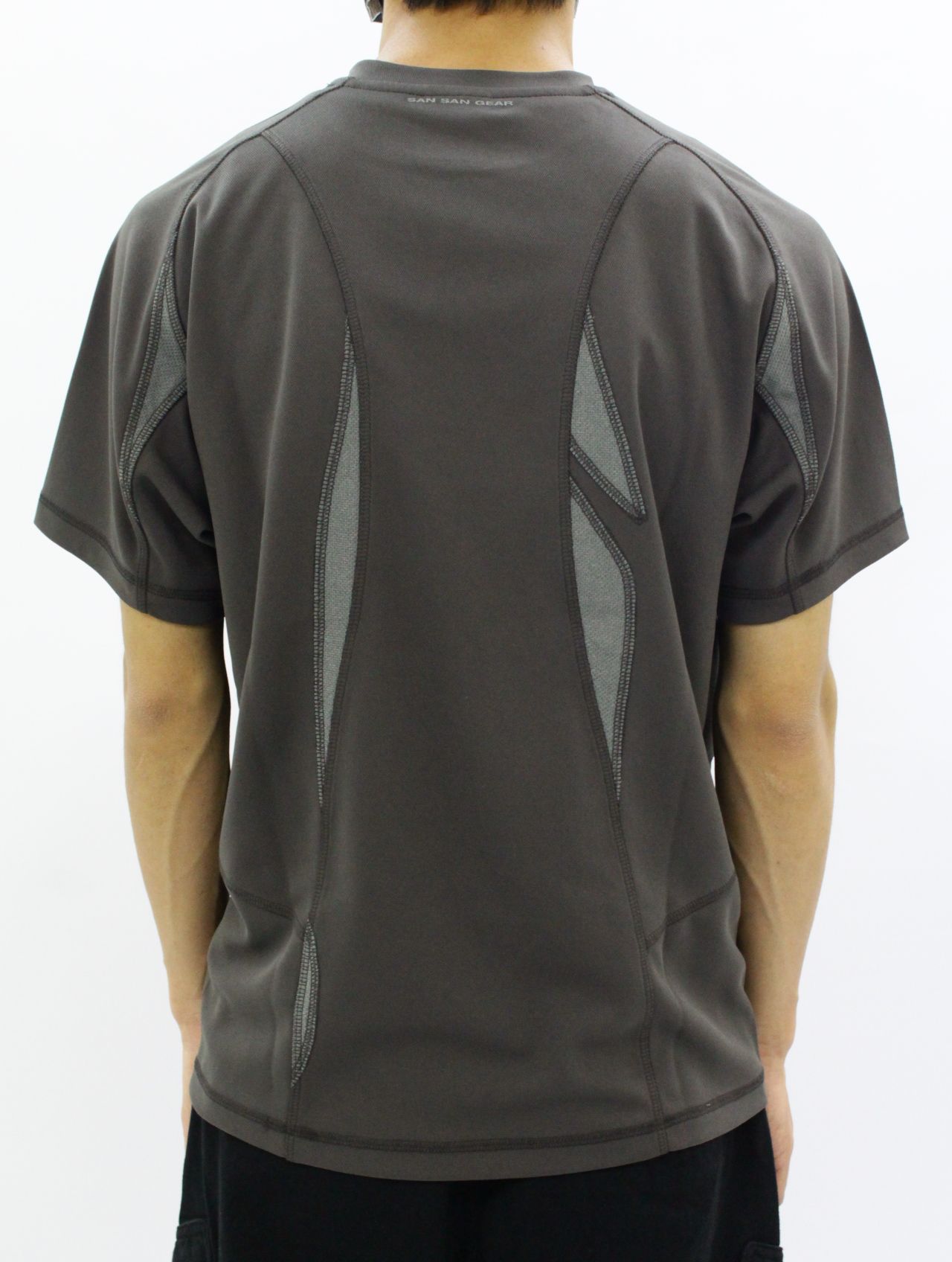 Tシャツ・カットソー [SAN SAN GEAR] FLOWING PANEL T-SHIRT SAN SAN GEAR - 【25SS】フローイング パネル Tシャツ / FLOWING