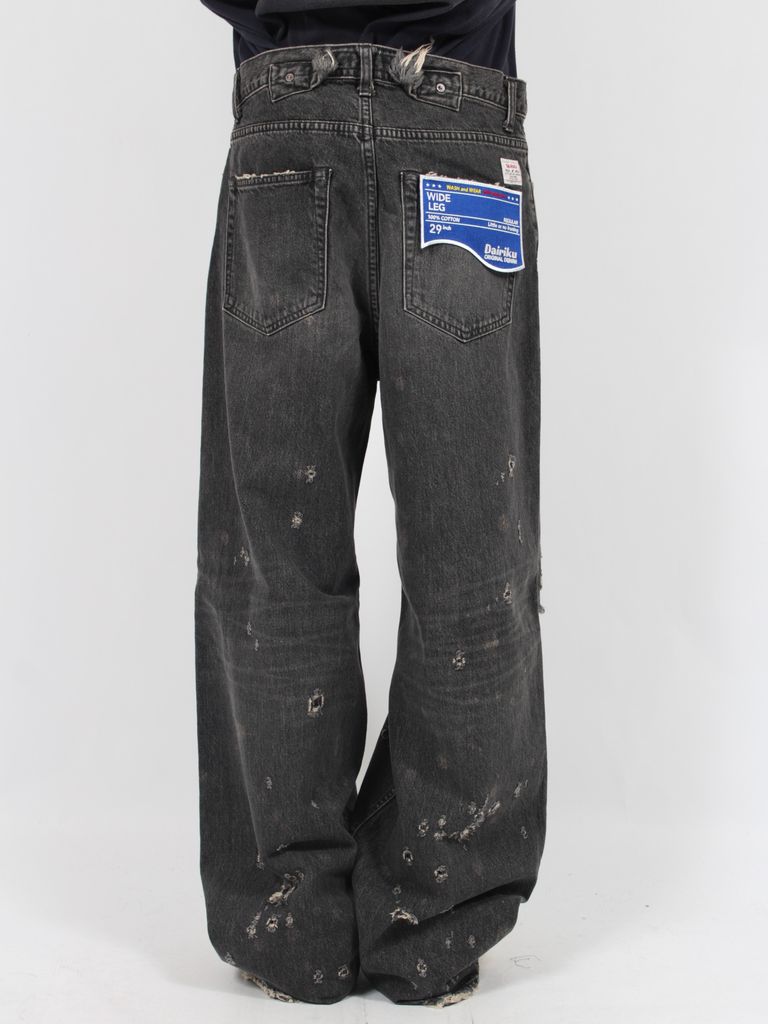 DAIRIKU - 【24AW】スーパー ダメージ ワイドデニム パンツ  