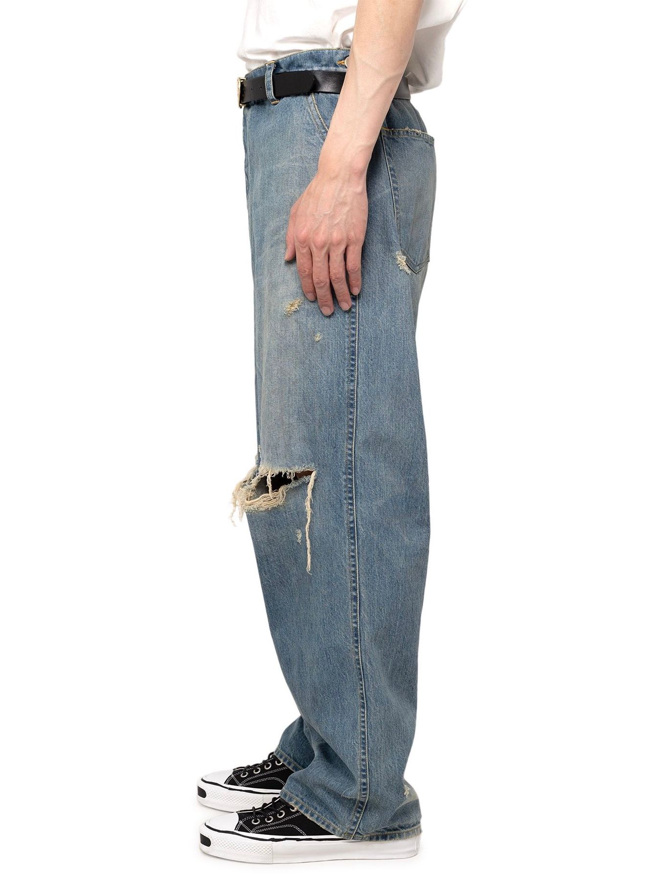 【24AW】デニム ワイド パンツ / DENIM WIDE PANTS / インディゴ
