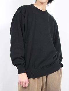 【25SS】ラブ イズ リアル コットン ニット セーター / LOVE IS REAL KNIT / ブラック