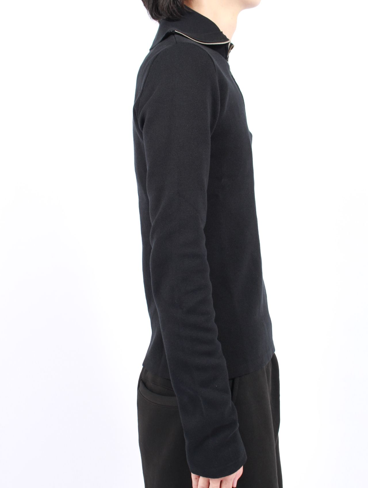 ジップアップ タートルネック / ZIP UP TURTLE NECK / BLACK(ブラック)