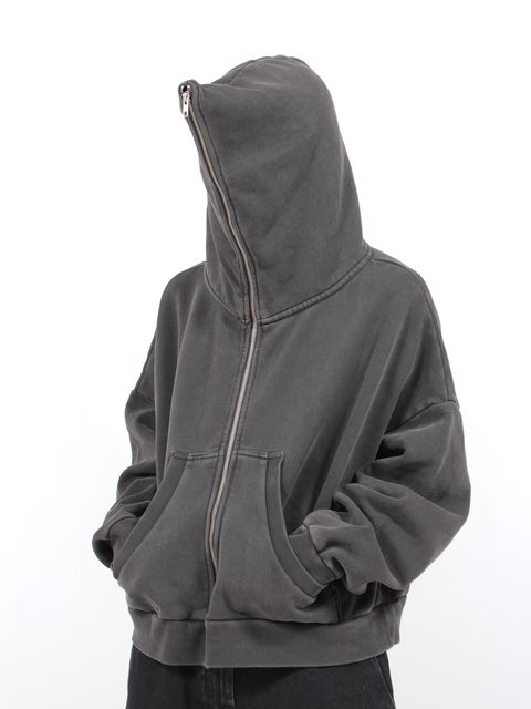 エターナル ジップアップ フーディー パーカー / ETERNAL ZIP / WASHED BLACK（ウォッシュブラック）
