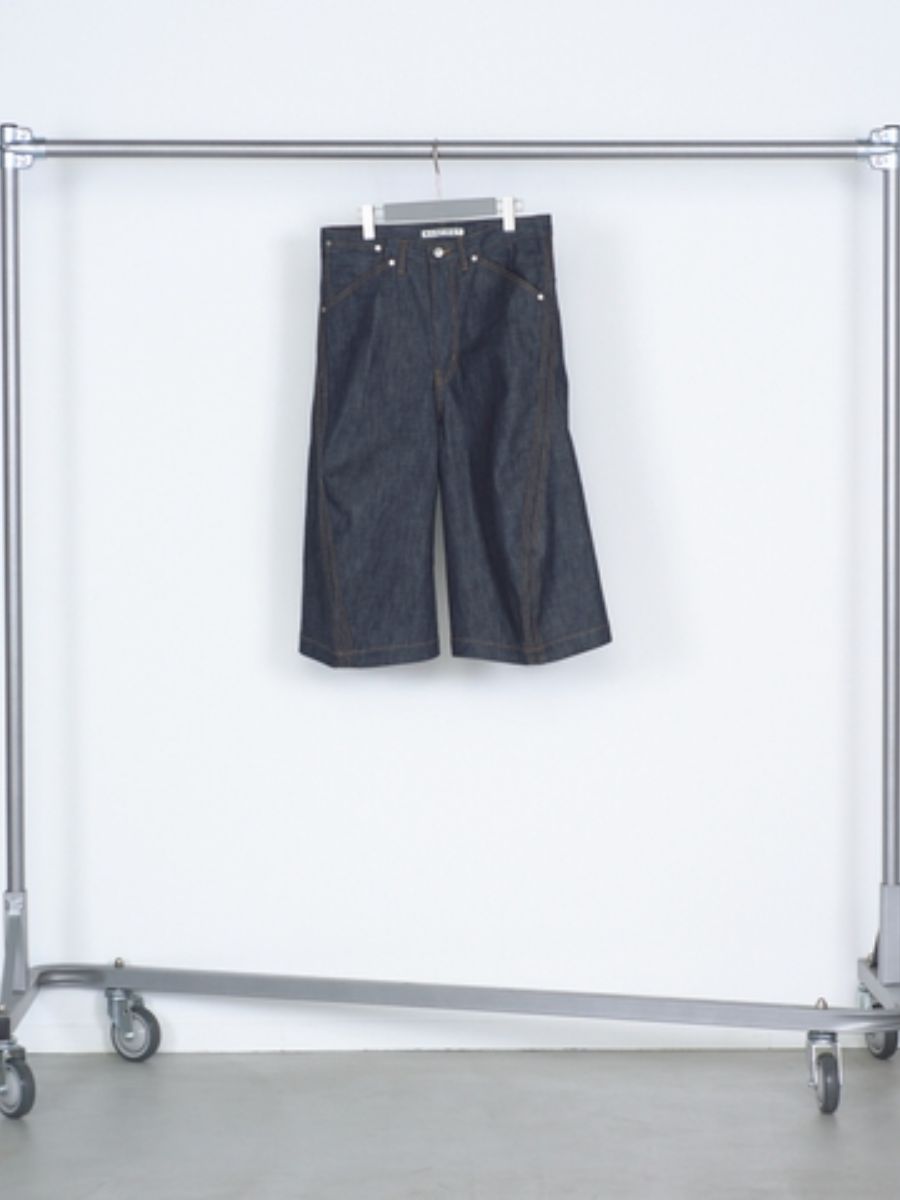 3D ツイステッド デニム ショーツ / 3D TWISTED JORTS / RAW INDIGO(インディゴ)