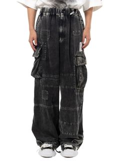 【25AW】リペア カーゴ トラウザー / REPAIR CARGO TROUSER / ブラック